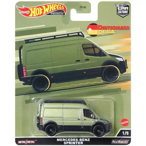 Hot Wheels Premium Car Culture Mercedes-Benz Sprinter Die Cast Car #1/5