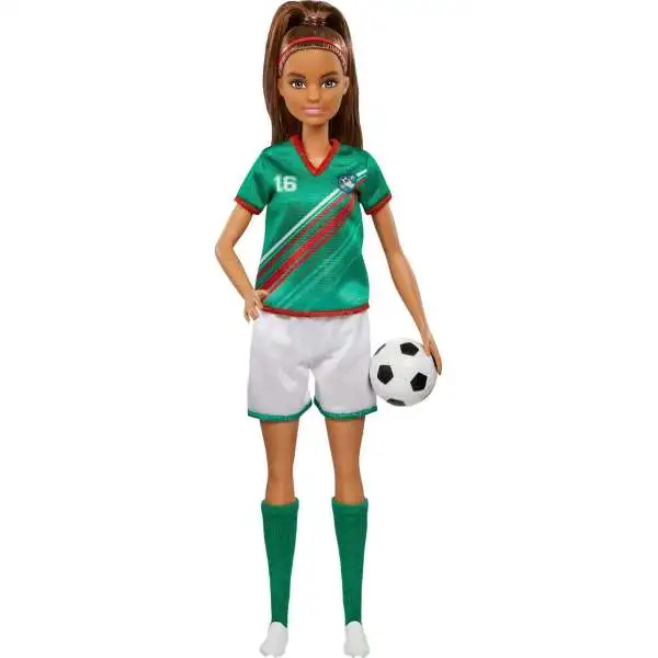Careers Barbie 13.25-Inch Doll [Soccer Player, #16]