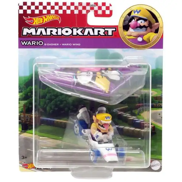 Hot Wheels Mario Kart Glider Princess Daisy 164 Diecast Car Standar