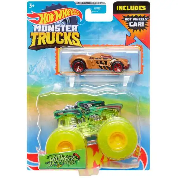 Hot Wheels Monster Trucks Hotweiler Diecast Car 2-Pack
