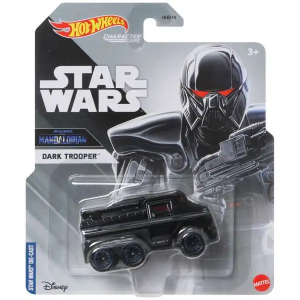 Hot Wheels Star Wars Character Cars Dark Trooper Diecast Car