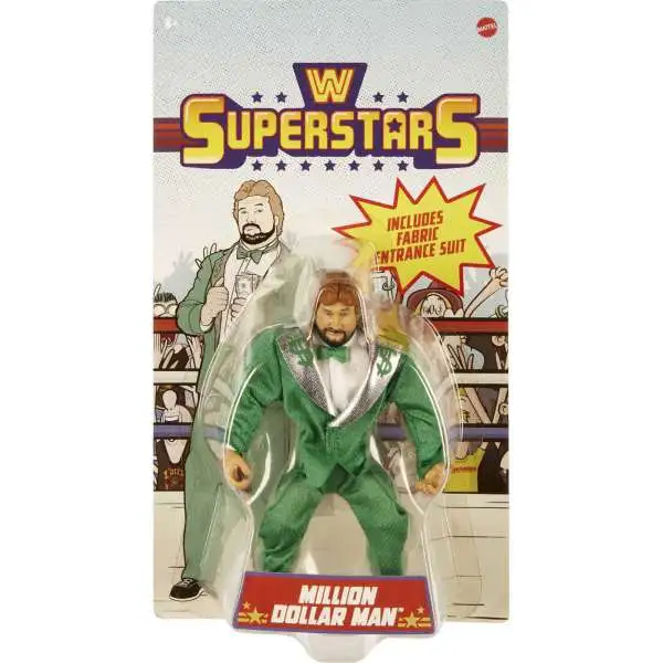 WWE Wrestling Retro Superstars Million Dollar Man Exclusive Action Figure