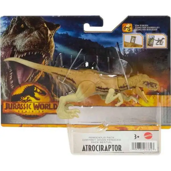 Jurassic World Dominion Ferocious Pack Atrociraptor Action Figure [Beige]
