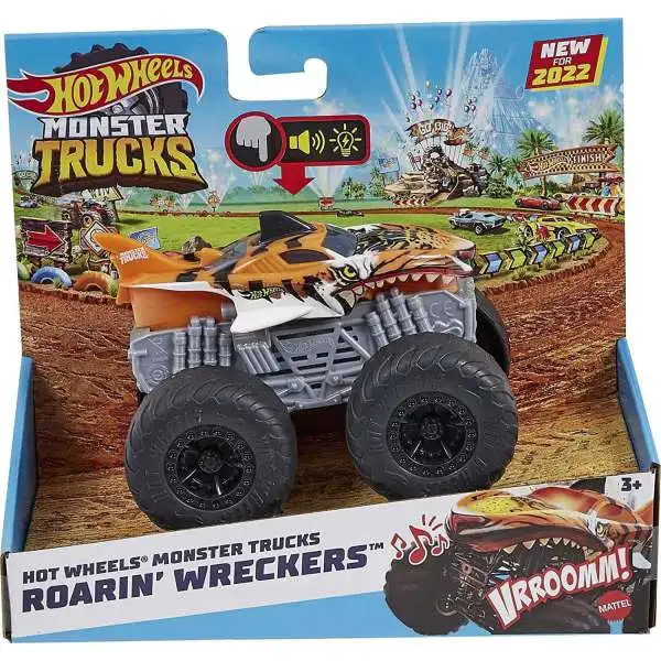 Hot Wheels Monster Trucks Roarin' Wreckers Tiger Shark Vehicle [Damaged Package]