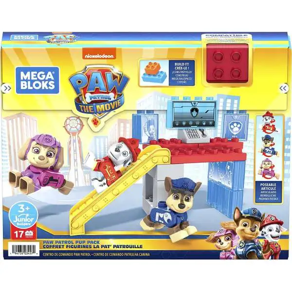 Mega Bloks Paw Patrol Pup Pack Building Set HDX93