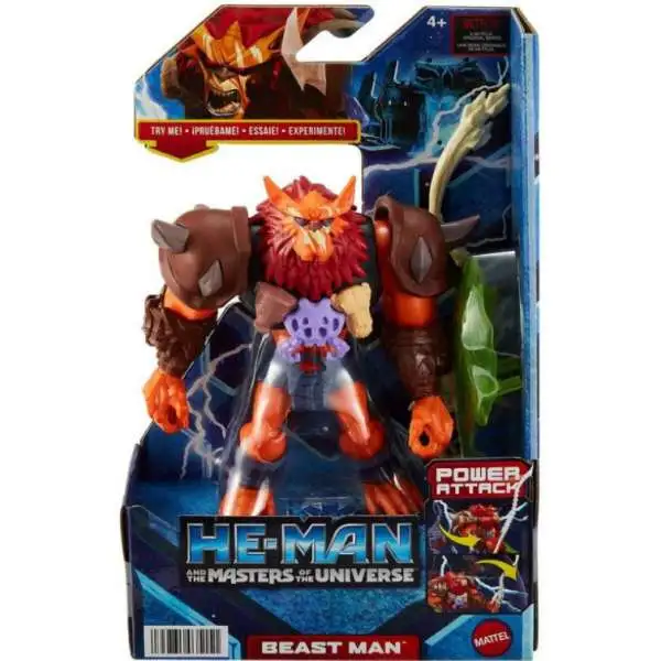 He-Man and the Masters of the Universe Power Attack Beast Man Action Figure [Netflix Series]