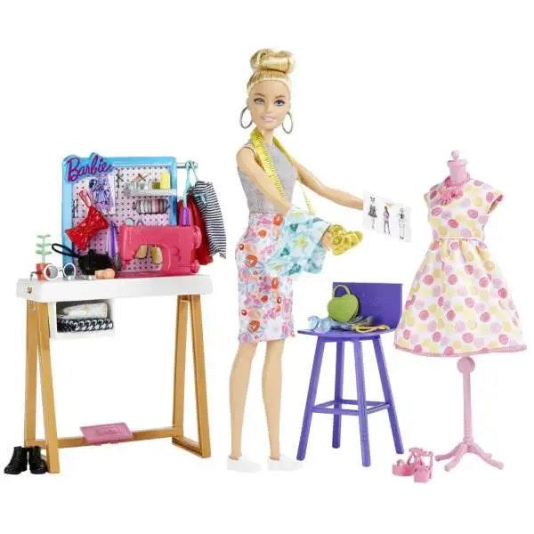 Barbie Fashion Design Studio 13.25-Inch Doll Playset [Damaged Package]