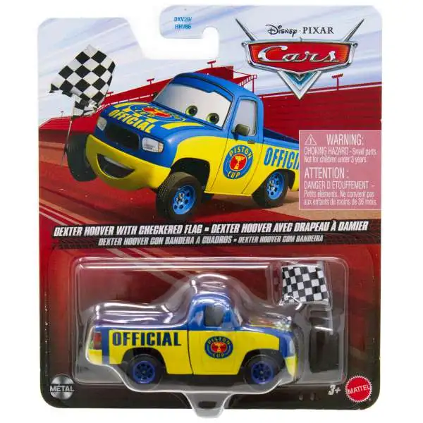 Disney / Pixar Cars Cars 3 Metal Dexter Hoover Diecast Car [with Checkered Flag]
