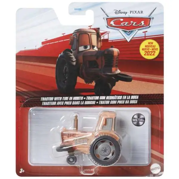 Disney / Pixar Cars Cars 3 Metal Tractor Diecast Car [with Tire in Mouth]