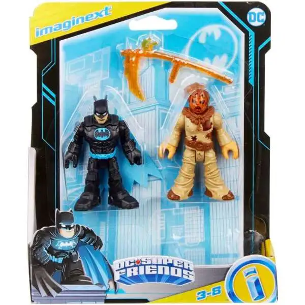 Fisher Price DC Super Friends Imaginext Batman & Scarecrow Figure Set