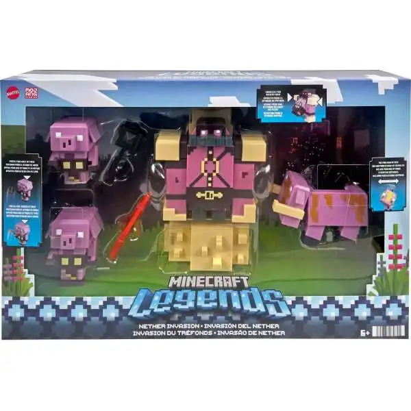 Minecraft Dungeons 3.25 Figures 2-Pk Heart of Ender vs