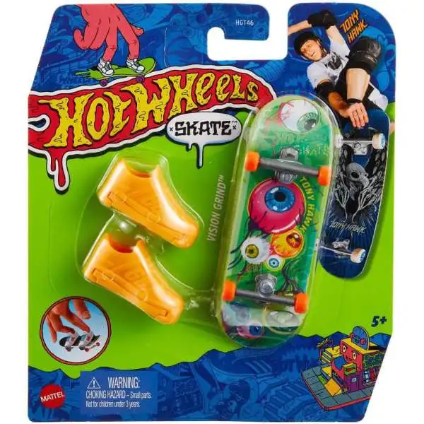 Hot Wheels Skate Tony Hawk Vision Grind Mini Skateboard