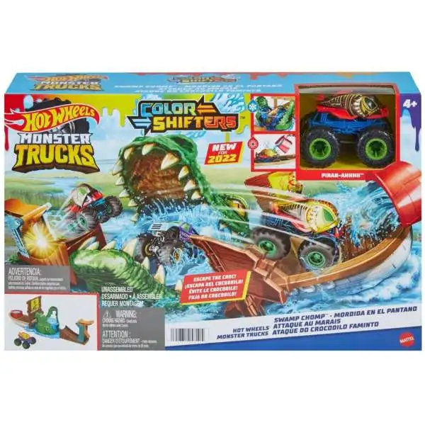 Hot Wheels Monster Trucks Color Shifters Swamp Chomp