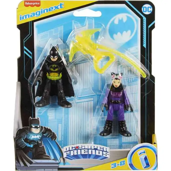 Fisher Price DC Super Friends Imaginext Batman & Catwoman Figure Set