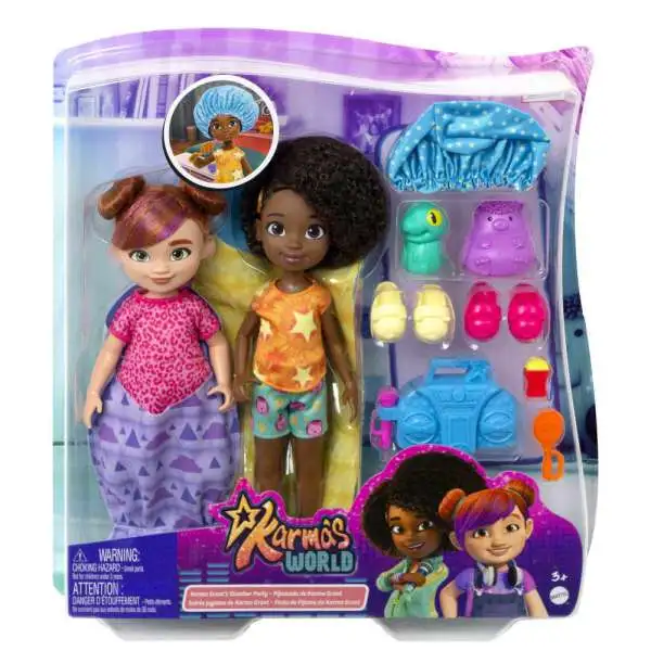 Karma's World Karma Grant's Slumber Party Doll 2-Pack