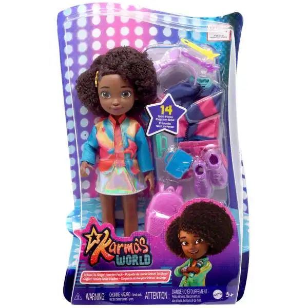 Karma's World School to Stage Fashion Pack Doll