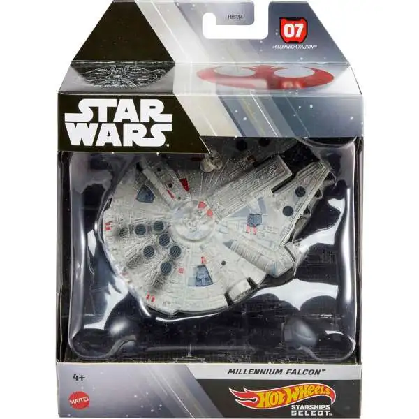 Hot Wheels Star Wars Starships Select Millennium Falcon Diecast Vehicle [Damaged Package]