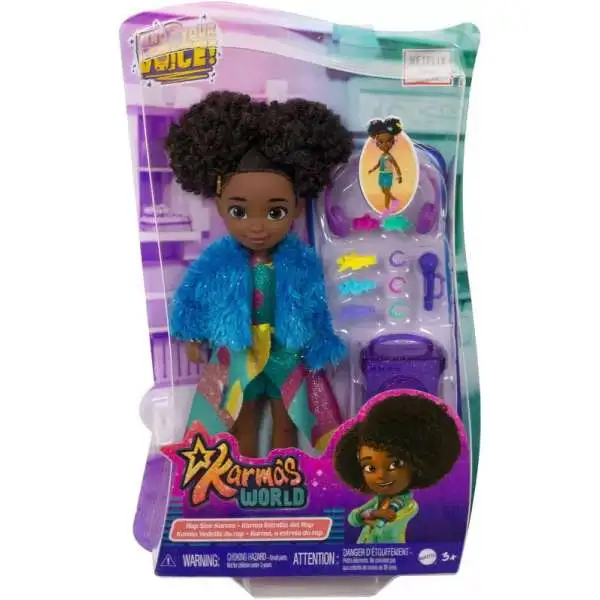 Karma's World Rap Star Karma 8.7-Inch Doll with Sound [Damaged Package]