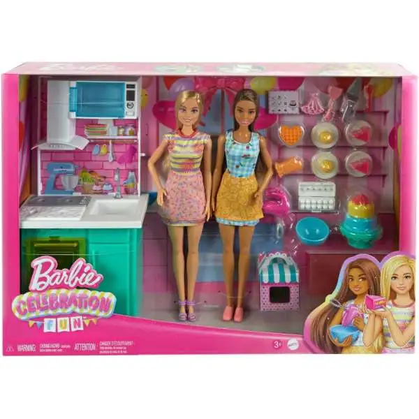Barbie Celebration Fun Baking Party Doll Playset