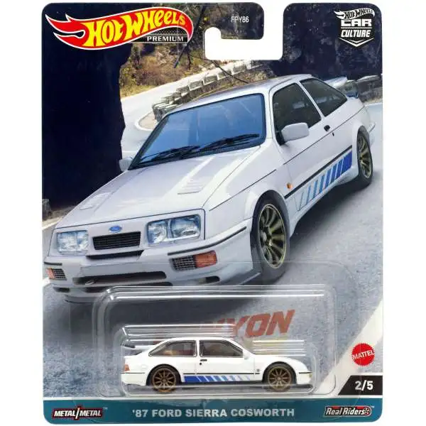 Hot Wheels Car Culture Canyon Warriors '87 Ford Sierra Cosworth Die Cast Car #2/5