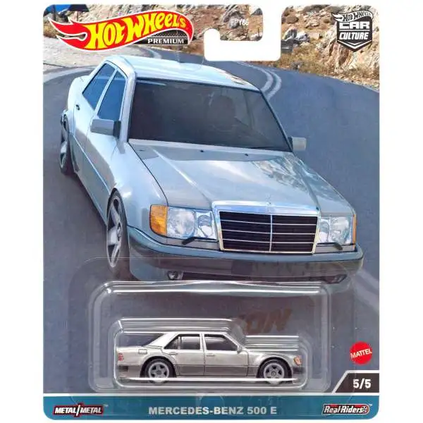Hot Wheels Car Culture Canyon Warriors Mercedes-Benz 500 E Die Cast Car #5/5