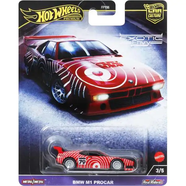Hot Wheels Car Culture Cars Donuts BMW M1 Procar 164 Diecast