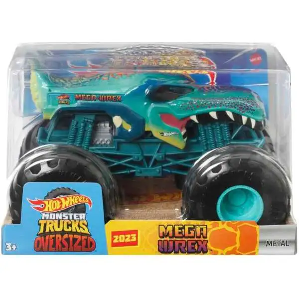 Hot Wheels Monster Trucks Oversized Mega Wrex Diecast Car [2023]