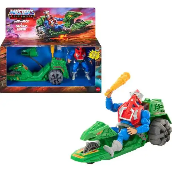 Masters of the Universe Origins Mekaneck & Ground Ripper Vehicle & Action Figure