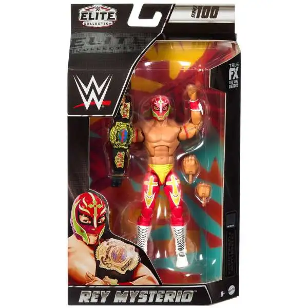 WWE Wrestling Elite Collection Series 100 Rey Mysterio Action Figure [w/ Cruiserweight Belt]