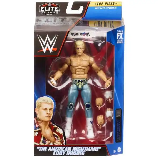 WWE Wrestling Elite Top Picks 2023 Wave 4 "The American Nightmare" Cody Rhodes Action Figure