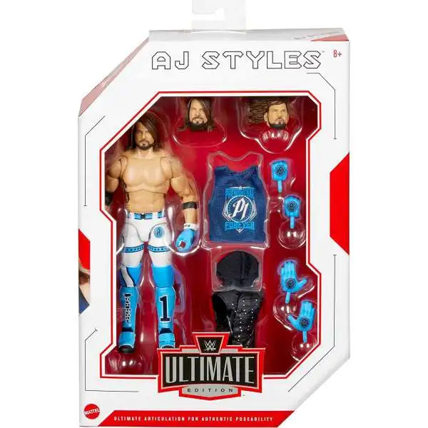 WWE Wrestling Ultimate Edition Wave 16 AJ Styles Action Figure