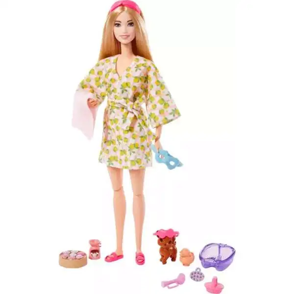 Barbie 13.25-Inch Doll [Spa Day, with Puppy]