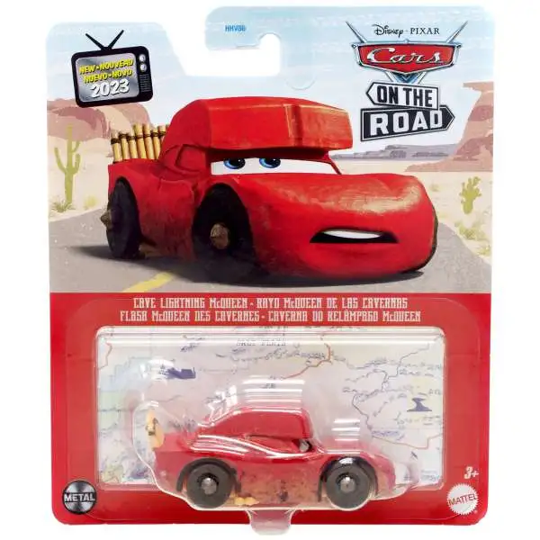 Disney Pixar Cars on The Road Cave Lightning Mcqueen 1:55 Scale Vehicle
