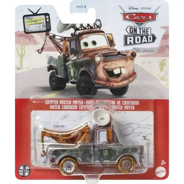 Disney / Pixar Cars On The Road Metal Cryptid Buster Mater Diecast Car