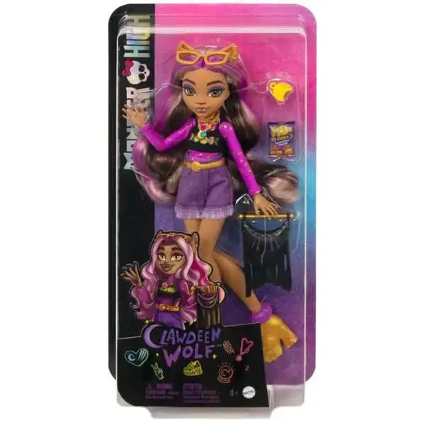 Monster High Day Out Clawdeen Wolf Doll [Damaged Package]