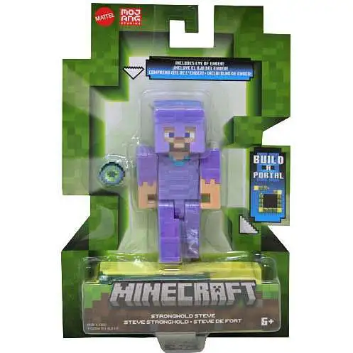 Minecraft Build-A-Portal Steve 3.25 Action Figure Mattel Toys - ToyWiz