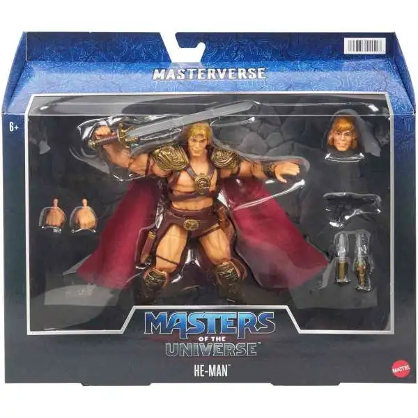Masters of the Universe He-Man Deluxe Action Figure [Damaged Package]
