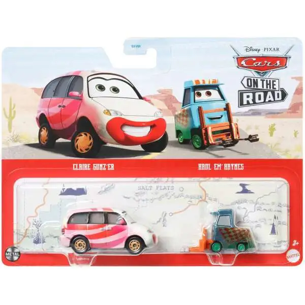 Disney Pixar Cars On The Road Metal Jeremy Chieftess 155 Diecast Car 2 Pack Mattel Toys Toywiz 3918