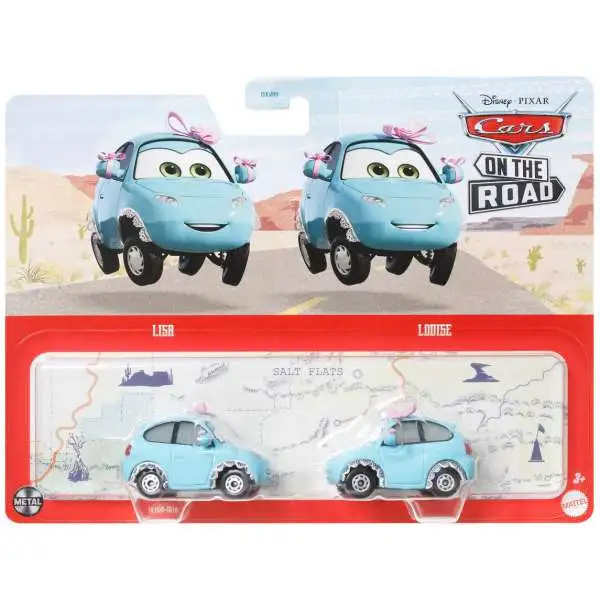 Disney / Pixar Cars On The Road Metal Lisa & Louise Diecast Car 2-Pack