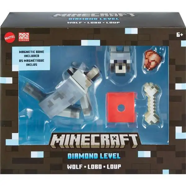 Minecraft Survival Mode Iron Armor Steve 5 Action Figure Mattel