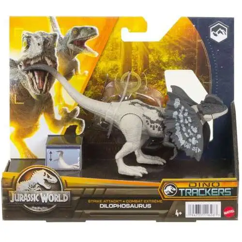 Jurassic World Dino Trackers Dilophosaurus Action Figure [Strike Attack, Damaged Package]