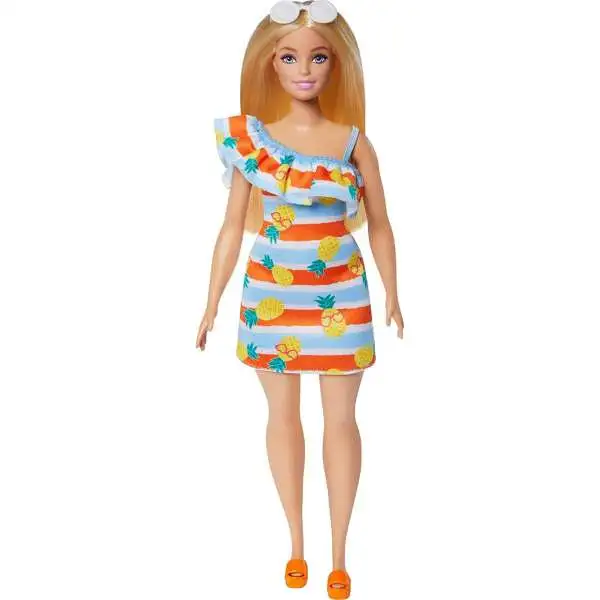 Barbie Barbie Loves the Ocean 10.5 Doll Black Hair, Pineapple Dress ...