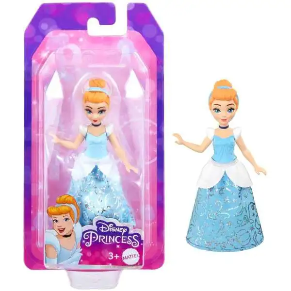 Disney Princess Cinderella 3-Inch Mini Doll [Blue Dress]