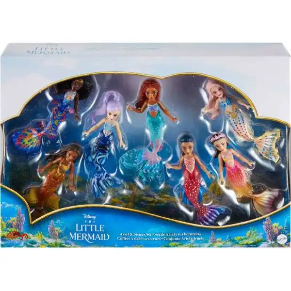 Disney The Little Mermaid Ariel & Sisters Set