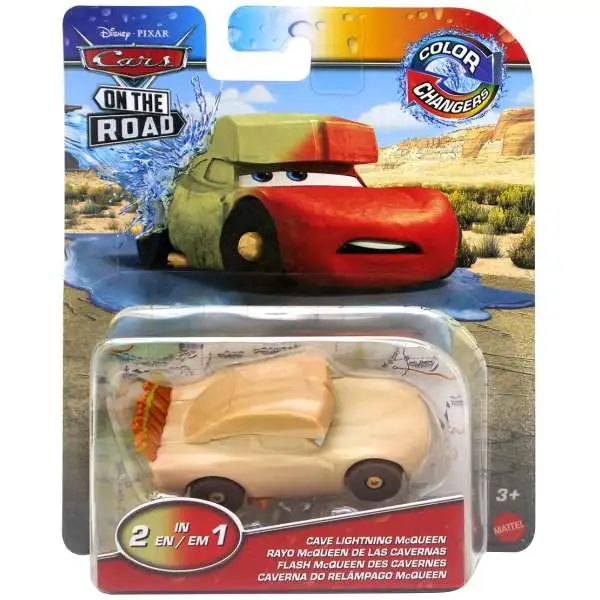 Disney / Pixar Cars On The Road Color Changers Cave Lightning McQueen Diecast Car