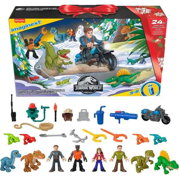 Fisher Price Imaginext Holiday Jurassic World Advent Calendar