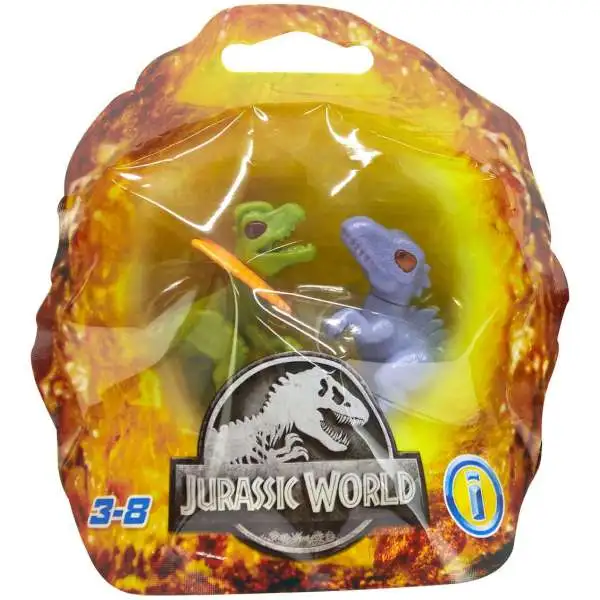 Fisher Price Jurassic World Imaginext Dominion Giga & Dilophosaurus Mini Figure 2-Pack