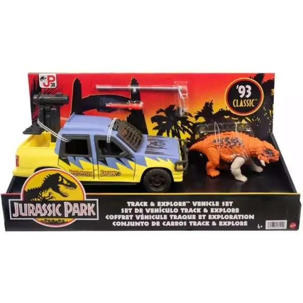Jurassic Park JP30 93 Classic Track Explore Exclusive Vehicle Set