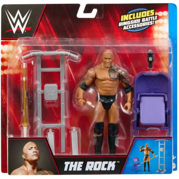 WWE Wrestling Ringside Battle Series 1 The Rock Action Figure