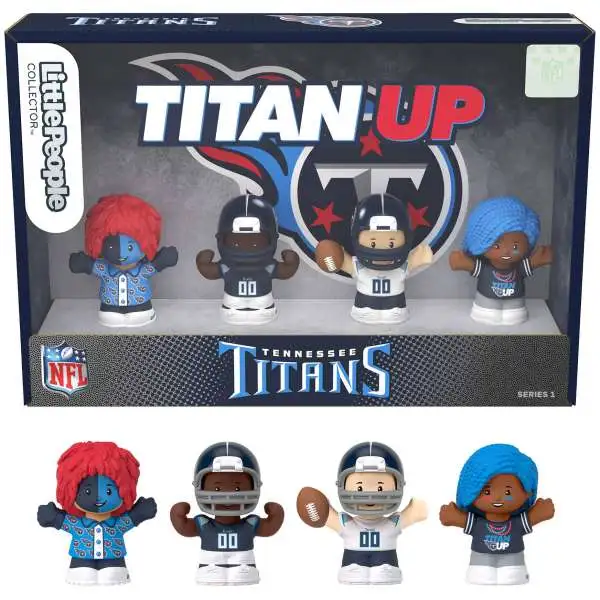 Fisher Price Little People x NFL Collector Series Tennessee Titans Figure 4-Pack [Titan Up]